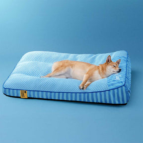 Lit orthopédique pour chien rectangulaire extra large, lavable et refroidissant - Extérieur