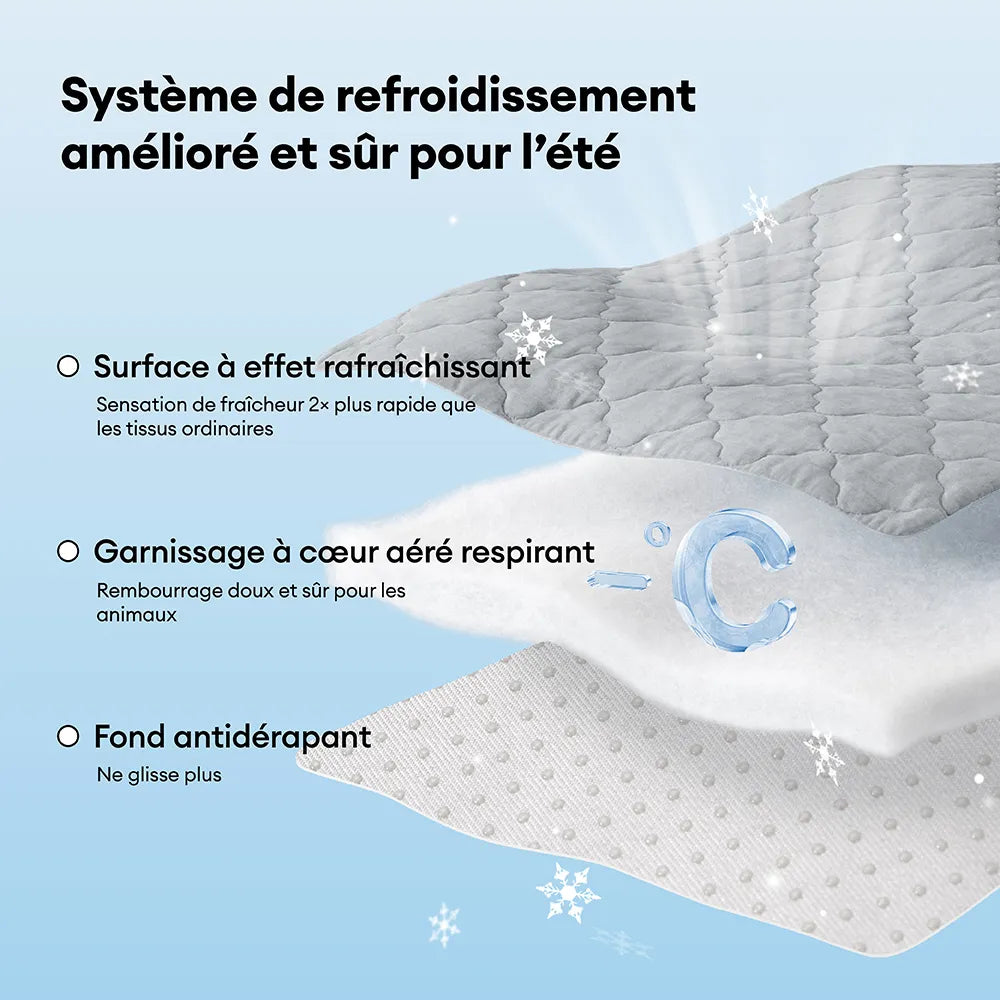 Tapis rafraichissant chien de siège refroidissant pour chiens - Chill Nest