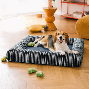 Panier pour chien en mousse à mémoire orthopédique toutes saisons - Funnyfuzzy SnugNest