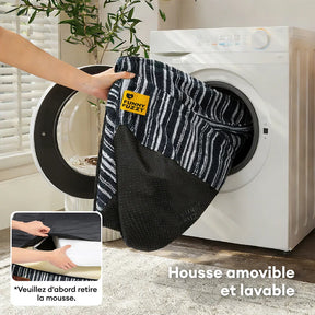 Panier pour chien en mousse à mémoire orthopédique toutes saisons - Funnyfuzzy SnugNest