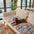 Housse de protection pour canapé en coton patchwork
