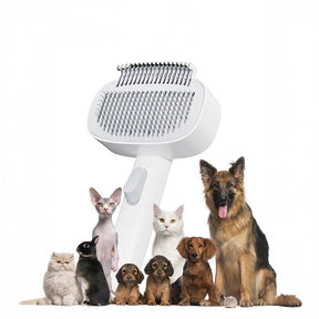 Outil de toilettage 2 en 1 pour animaux tête double nettoyante et démêlante