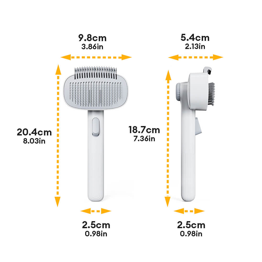 Outil de toilettage 2 en 1 pour animaux tête double nettoyante et démêlante