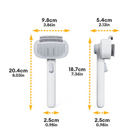 Outil de toilettage 2 en 1 pour animaux tête double nettoyante et démêlante