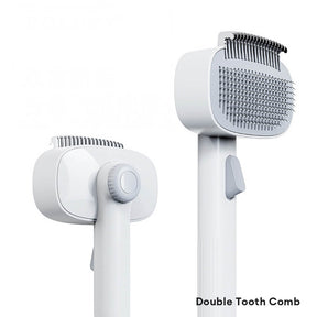 Outil de toilettage 2 en 1 pour animaux tête double nettoyante et démêlante