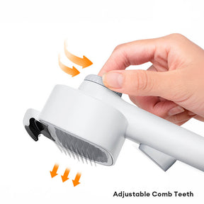 Outil de toilettage 2 en 1 pour animaux tête double nettoyante et démêlante