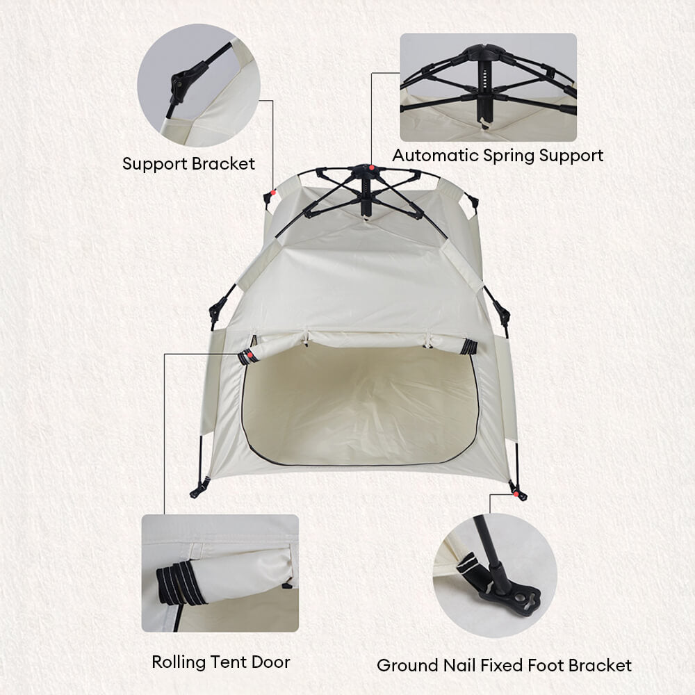 Tente de camping pour chien portable et pliable automatique