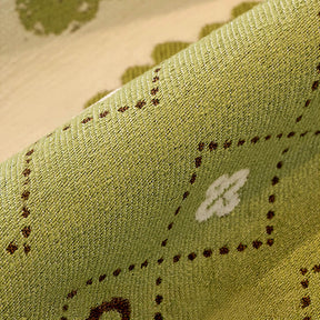 Housse de canapé antidérapante en tissu chenille résistant aux griffures style champêtre forme irrégulière