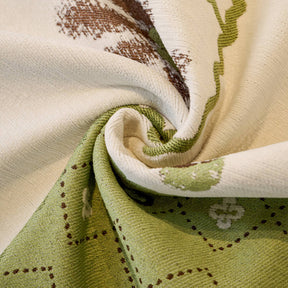 Housse de canapé antidérapante en tissu chenille résistant aux griffures style champêtre forme irrégulière