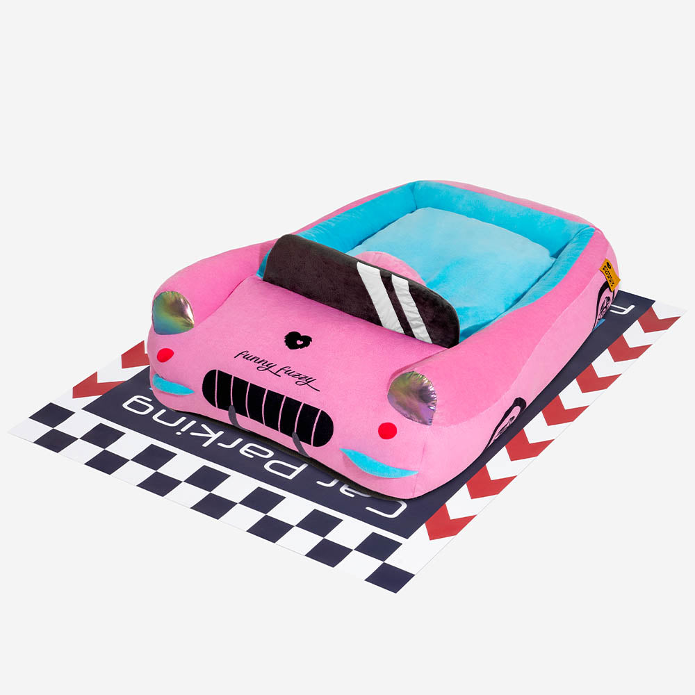 Lit pour chat en forme de voiture de course cabriolet classique - Fast & Fur