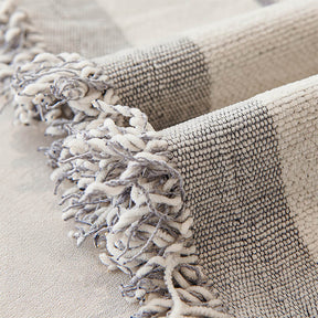 Housse de canapé en chenille à motif géométrique classique