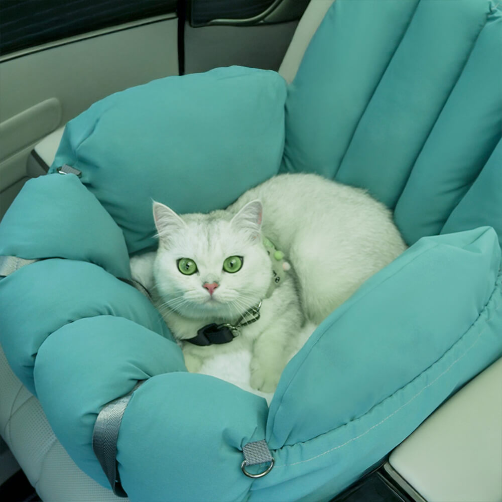 Siège auto convertible pour chien et chat et sac de transport souple et portable