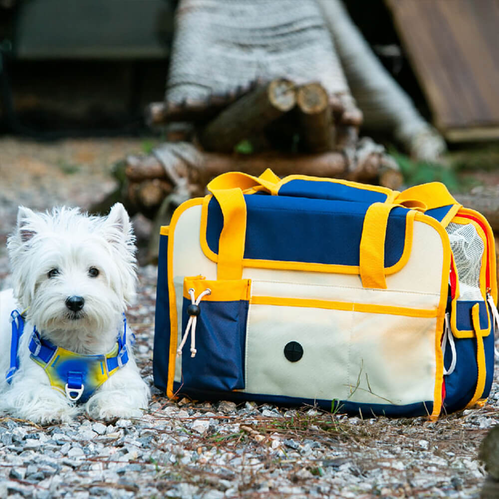 Sac de transport Oxford multifonctionnel et durable pour chien et chat