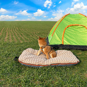 Tapis de chien portable étanche pliable pour extérieur avec zip