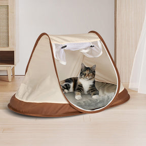 Tente pliable et portable en tissu Oxford pour chien et chat