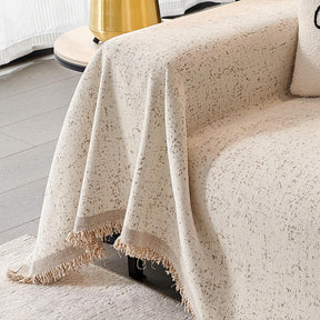 Housse de canapé moderne minimaliste en chenille anti-rayures pour chats couverture complète