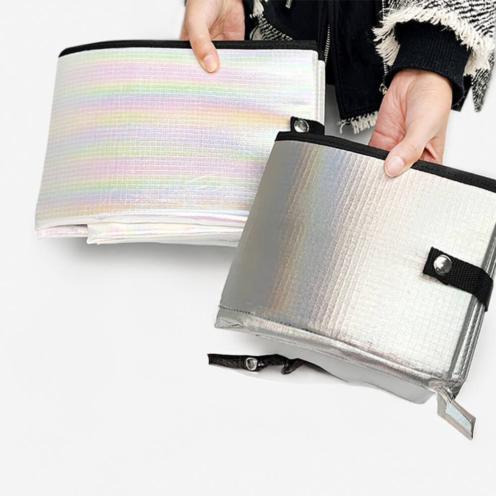 Boîte à litière pliable en aluminium pour chat portable et étanche