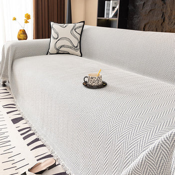 Jeté de canapé housse de canapé chenille