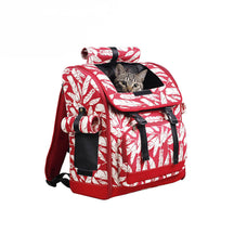 Sac à dos de voyage pour chat portable et confortable à motif hawaïen tendance