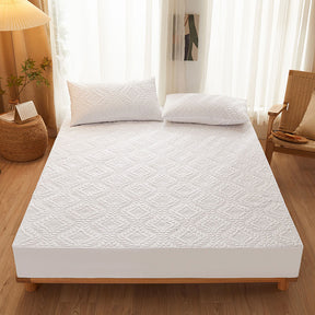 Housse de matelas matelassée douce et imperméable anti-taches