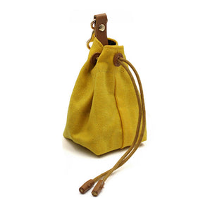 Sac à friandises pour chien en toile cirée et simili cuir pour entraînement extérieur