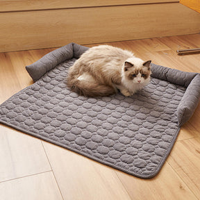 Tapis orthopédique ultra-doux pour chien en polaire perlée housse de protection meubles