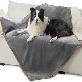 Couverture réversible en polaire pour animaux douce et protectrice