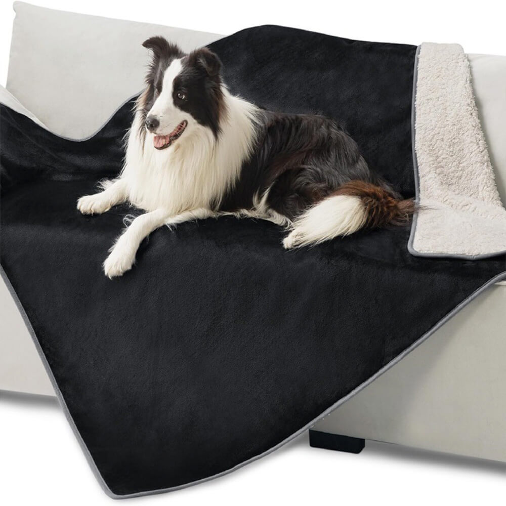Couverture réversible en polaire pour animaux douce et protectrice