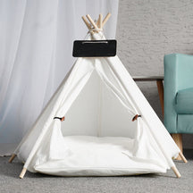 Tente Teepee pour animaux en forme d'étoile à cinq pattes légère respirante et amovible