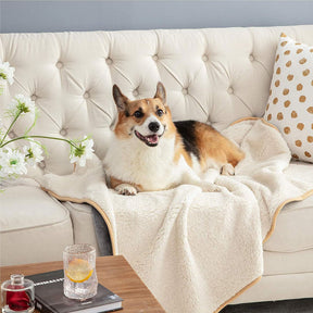 Couverture réversible en polaire pour animaux douce et protectrice