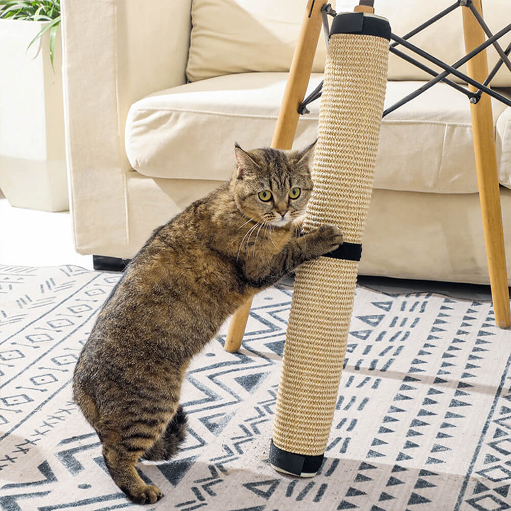 Protection antidérapante pour pied de table poteau à griffer pour chat