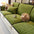 Housse de canapé rétro en chenille extensible design élégant protection complète