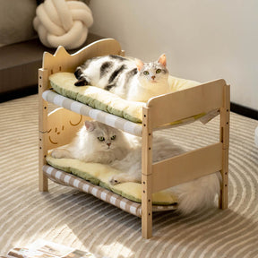 Hamac pour chat en bois empilable et durable