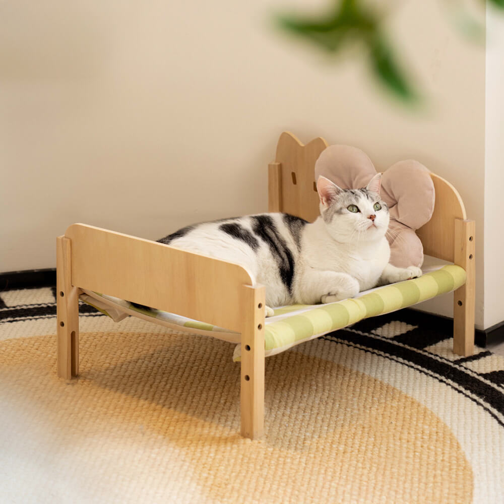 Hamac pour chat en bois empilable et durable