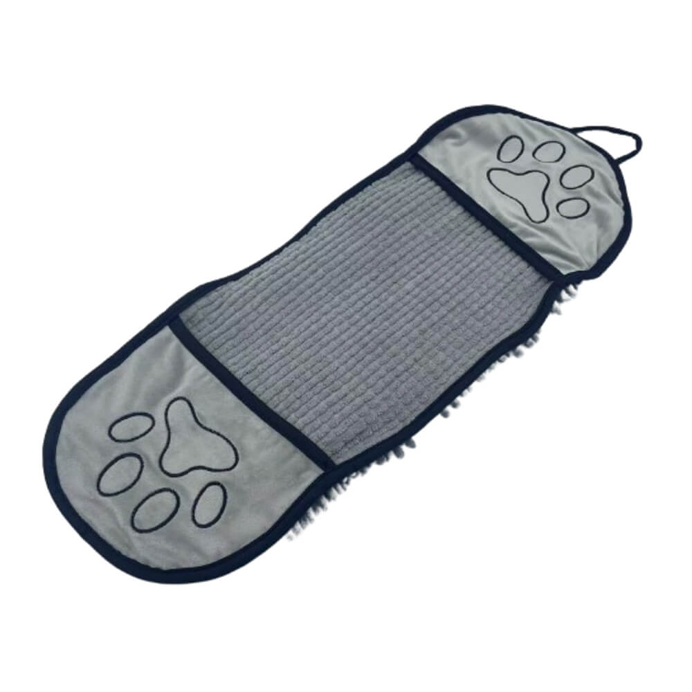 Serviette de bain en chenille douce séchage rapide pour chien et chat