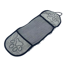 Serviette de bain en chenille douce séchage rapide pour chien et chat