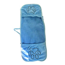 Serviette de bain en chenille douce séchage rapide pour chien et chat