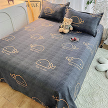 Parure de draps de protection en TPU imperméable imprimé floral