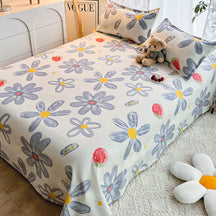 Parure de draps de protection en TPU imperméable imprimé floral