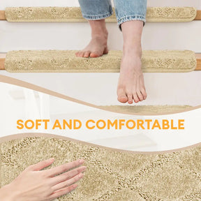 Protection de marche en faux sisal diamant résistant à l'usure, nez de marche antidérapant pour escaliers.