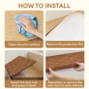 Protection de marche en faux sisal diamant résistant à l'usure, nez de marche antidérapant pour escaliers.