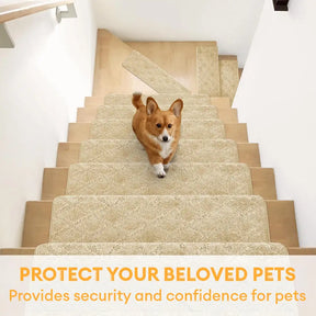 Protection de marche en faux sisal diamant résistant à l'usure, nez de marche antidérapant pour escaliers.