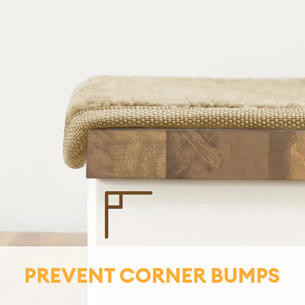 Protection de marche en faux sisal diamant résistant à l'usure, nez de marche antidérapant pour escaliers.