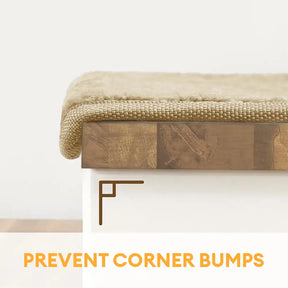 Protection de marche en faux sisal diamant résistant à l'usure, nez de marche antidérapant pour escaliers.