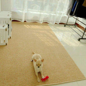 Tapis pour animaux en faux sisal résistante aux griffures