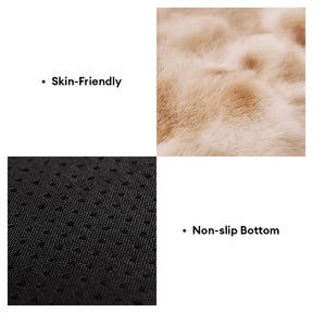 Oreiller lit pour chien en peluche moelleuse confortable pour un sommeil profond