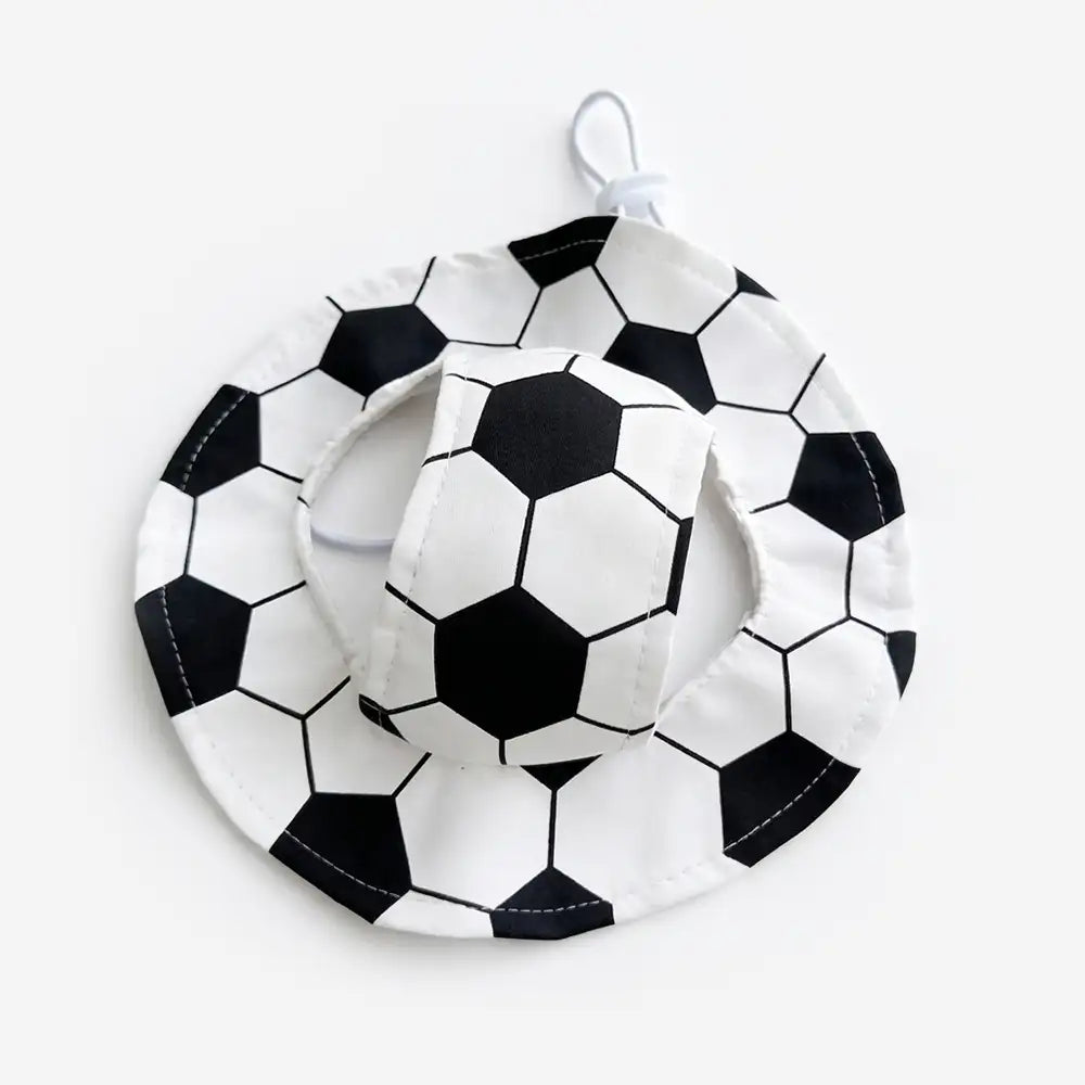 Chapeau pour animal de compagnie à motif de football