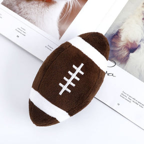 Jouet Interactif en Peluche Football Siffleur pour Chien