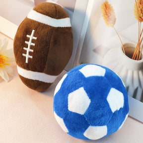 Jouet Interactif en Peluche Football Siffleur pour Chien