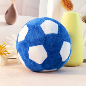 Jouet Interactif en Peluche Football Siffleur pour Chien